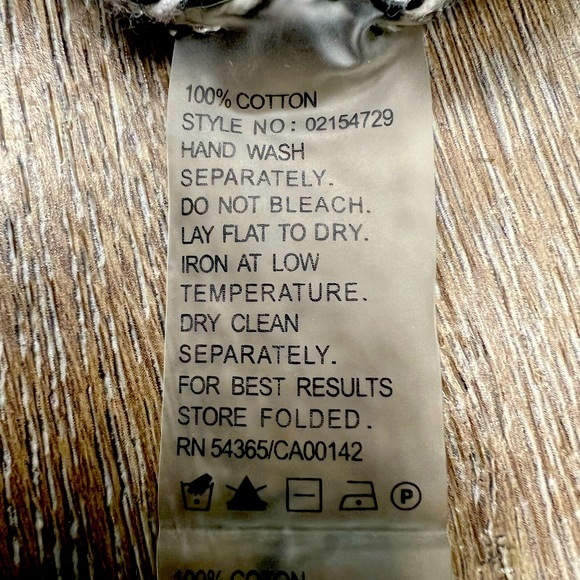 EUC Bianca Nygard cotton coatigan, sz S - Picture 7 of 8